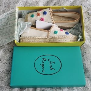 NWT jack rogers palmer espadrille 8.5m